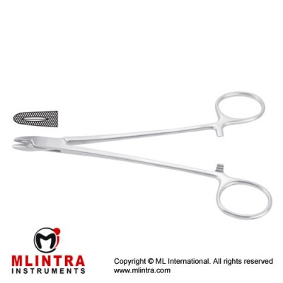 M.G. Hospital Needle Holder Heavy Pattern Stainless Steel, 17.5 cm - 7"